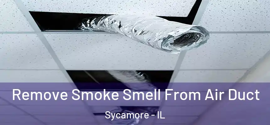  Remove Smoke Smell From Air Duct Sycamore - IL